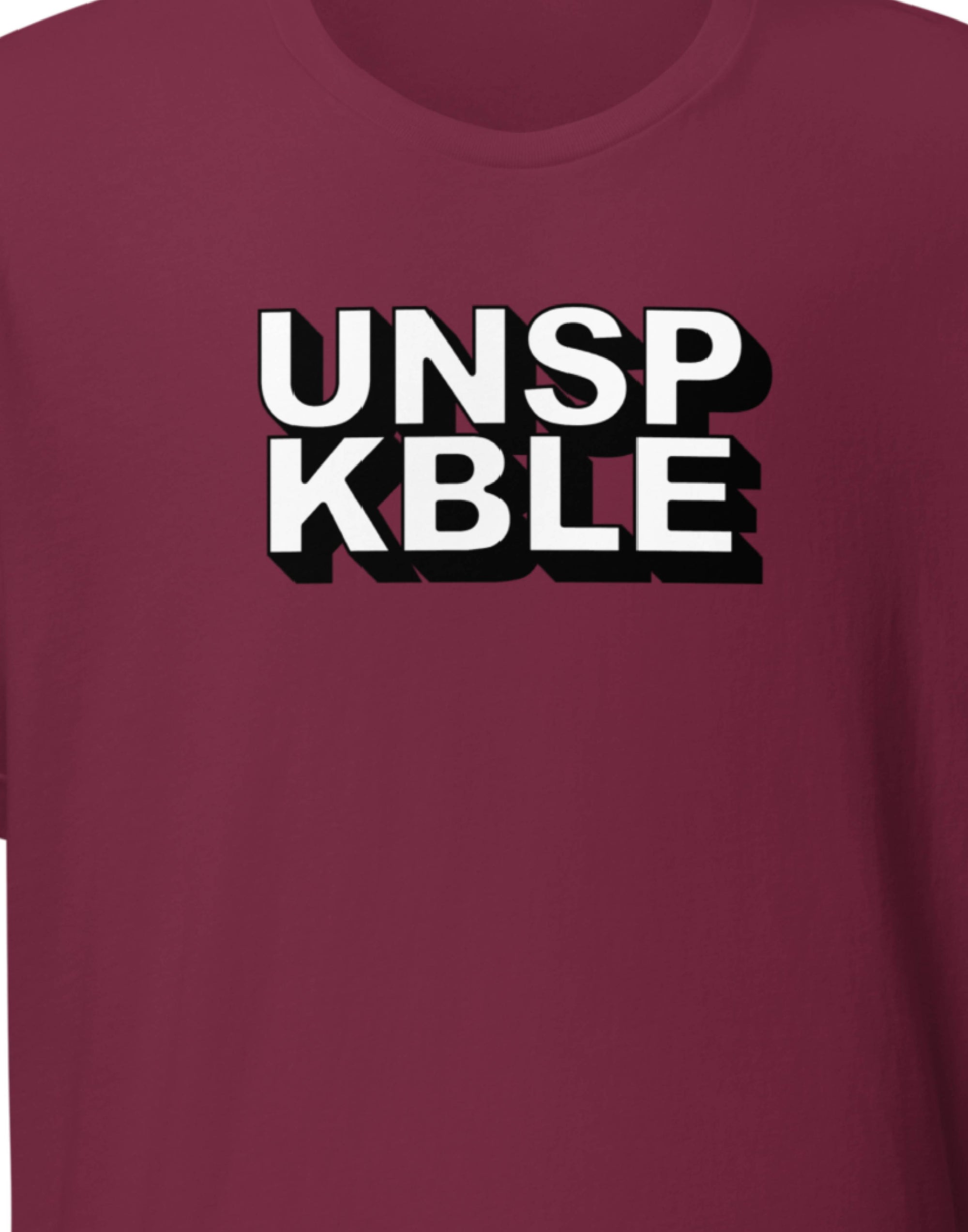MAROON UNSPKBLE T-SHIRT - Unspeakable