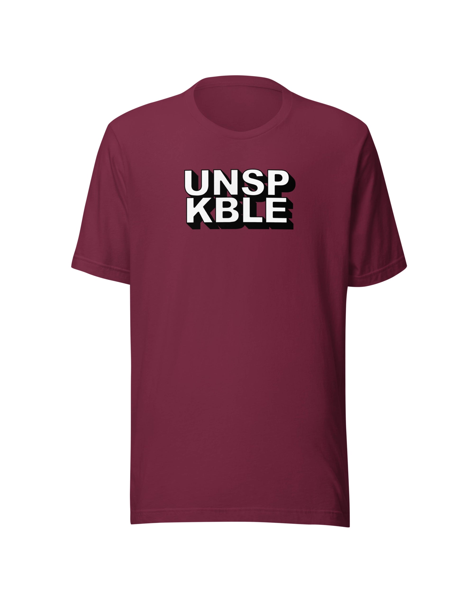 MAROON UNSPKBLE T-SHIRT - Unspeakable